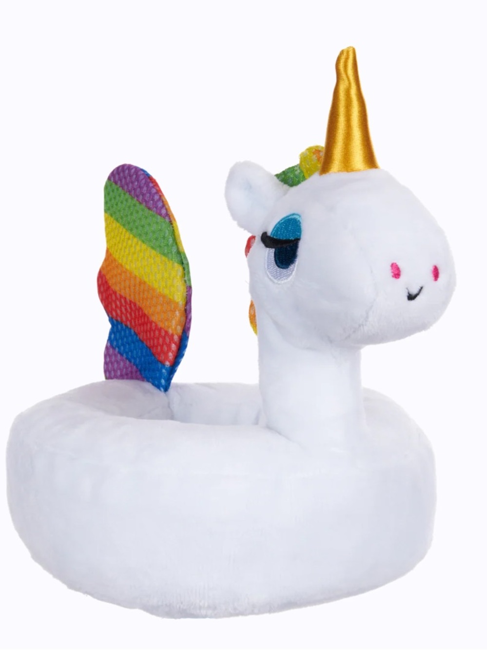 Bark ‘Tina The Tubular Unicorn’ White Unicorn Plush Dog Toy